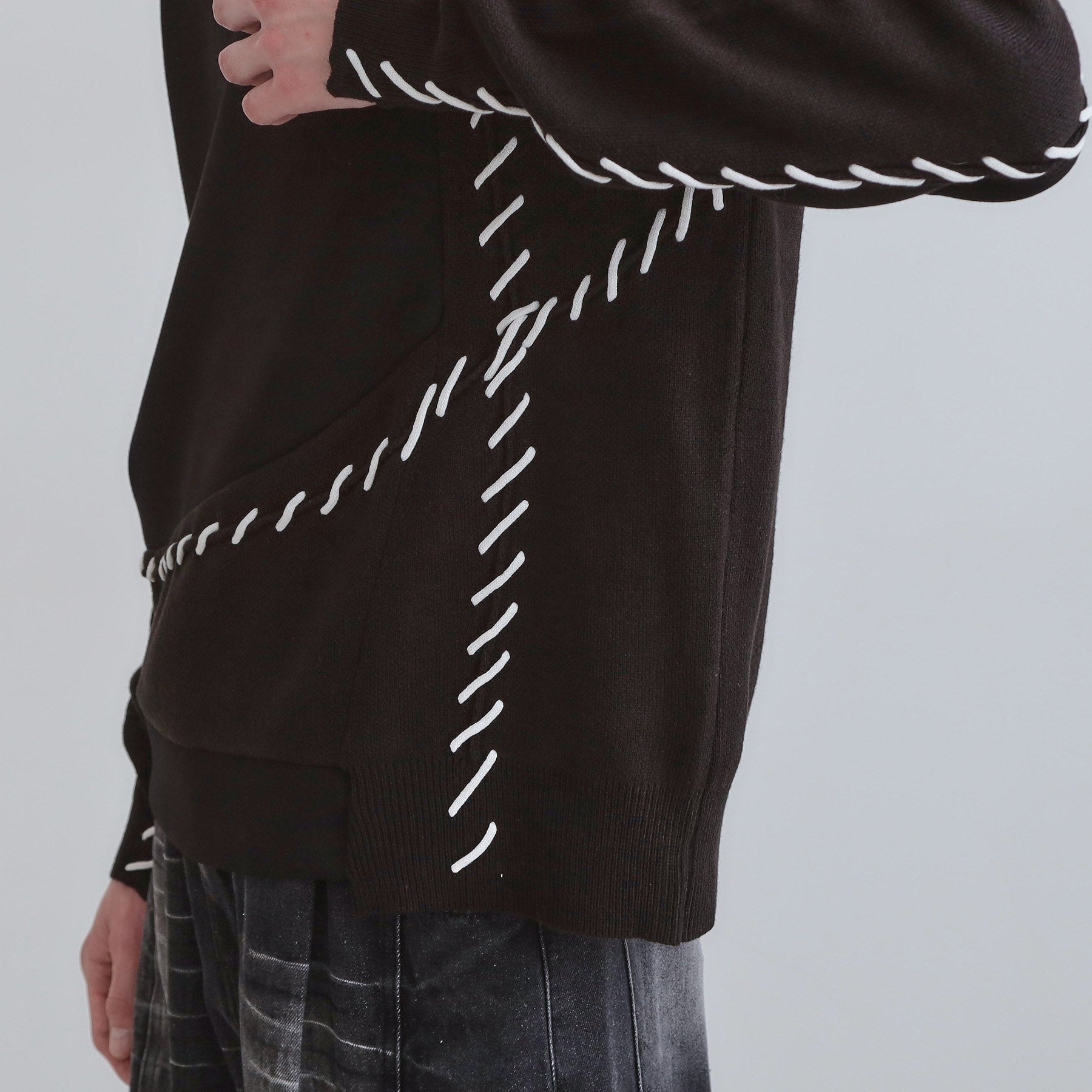 ティーケー タケオ キクチ tk.TAKEO KIKUCHI コードステッチダンボールカットソー （ブラック(019)） ブラック(019)