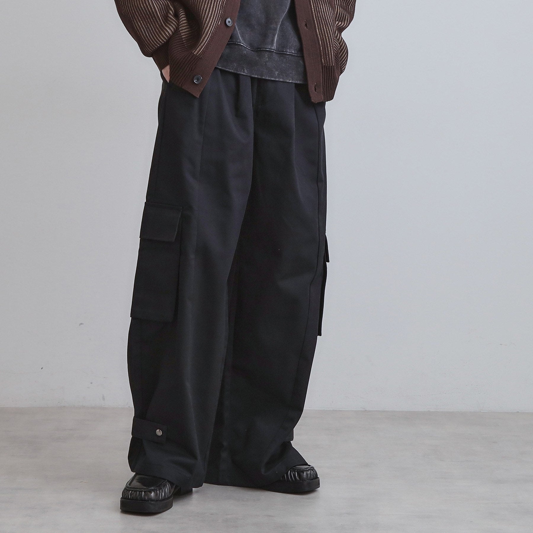 ティーケー タケオ キクチ tk.TAKEO KIKUCHI 【WEB限定】ワイドカーゴパンツ （ブラック(019)） ブラック(019)