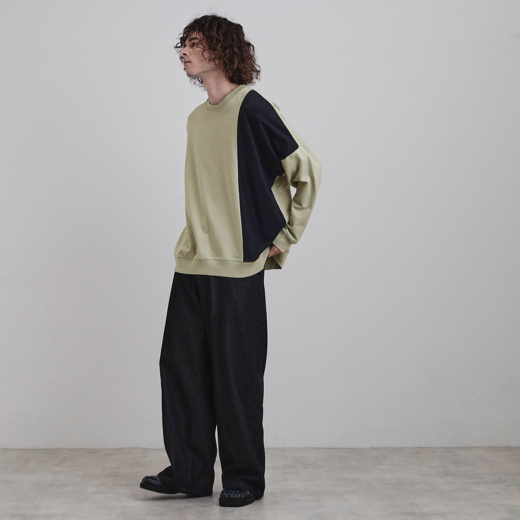 ティーケー タケオ キクチ tk.TAKEO KIKUCHI 切り替えスウェット （オフホワイト(503)） オフホワイト(503)