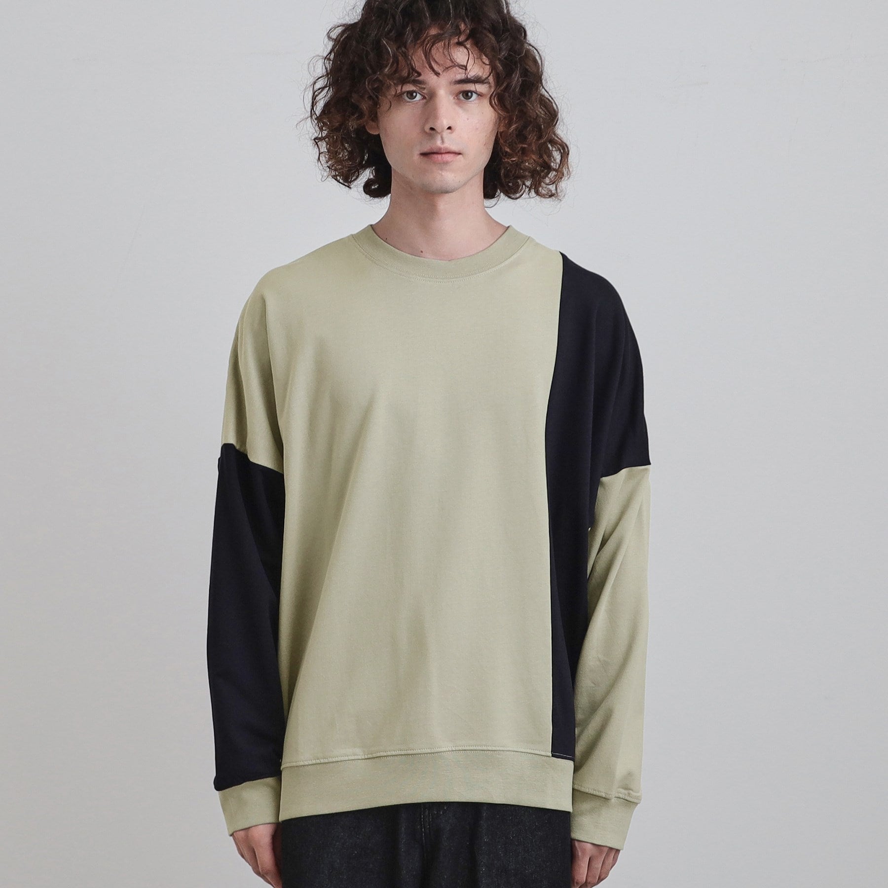 ティーケー タケオ キクチ tk.TAKEO KIKUCHI 切り替えスウェット （オフホワイト(503)） オフホワイト(503)