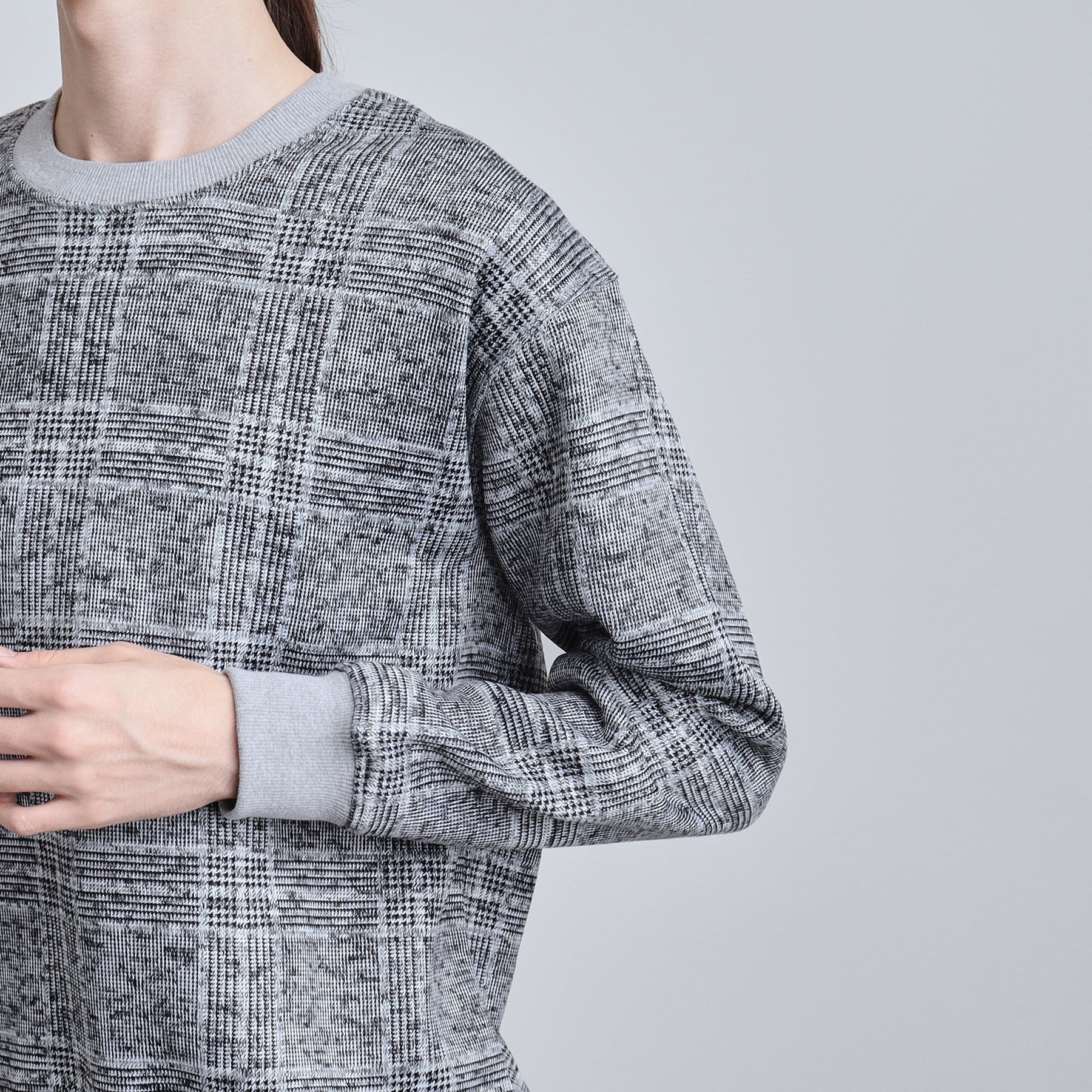 ティーケー タケオ キクチ tk.TAKEO KIKUCHI ニットフリースプルオーバー （チャコールグレー(014)） チャコールグレー(014)