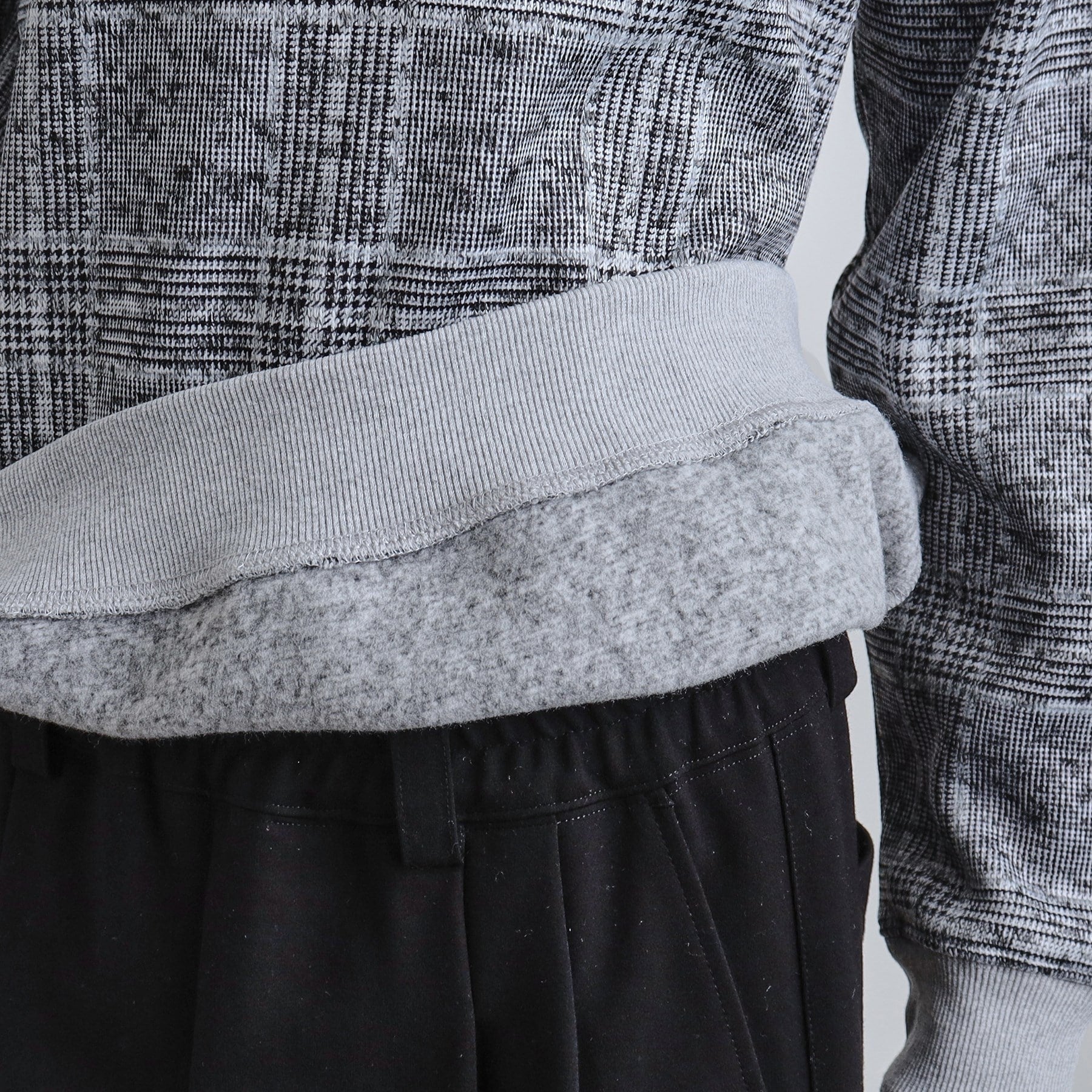 ティーケー タケオ キクチ tk.TAKEO KIKUCHI ニットフリースプルオーバー （チャコールグレー(014)） チャコールグレー(014)