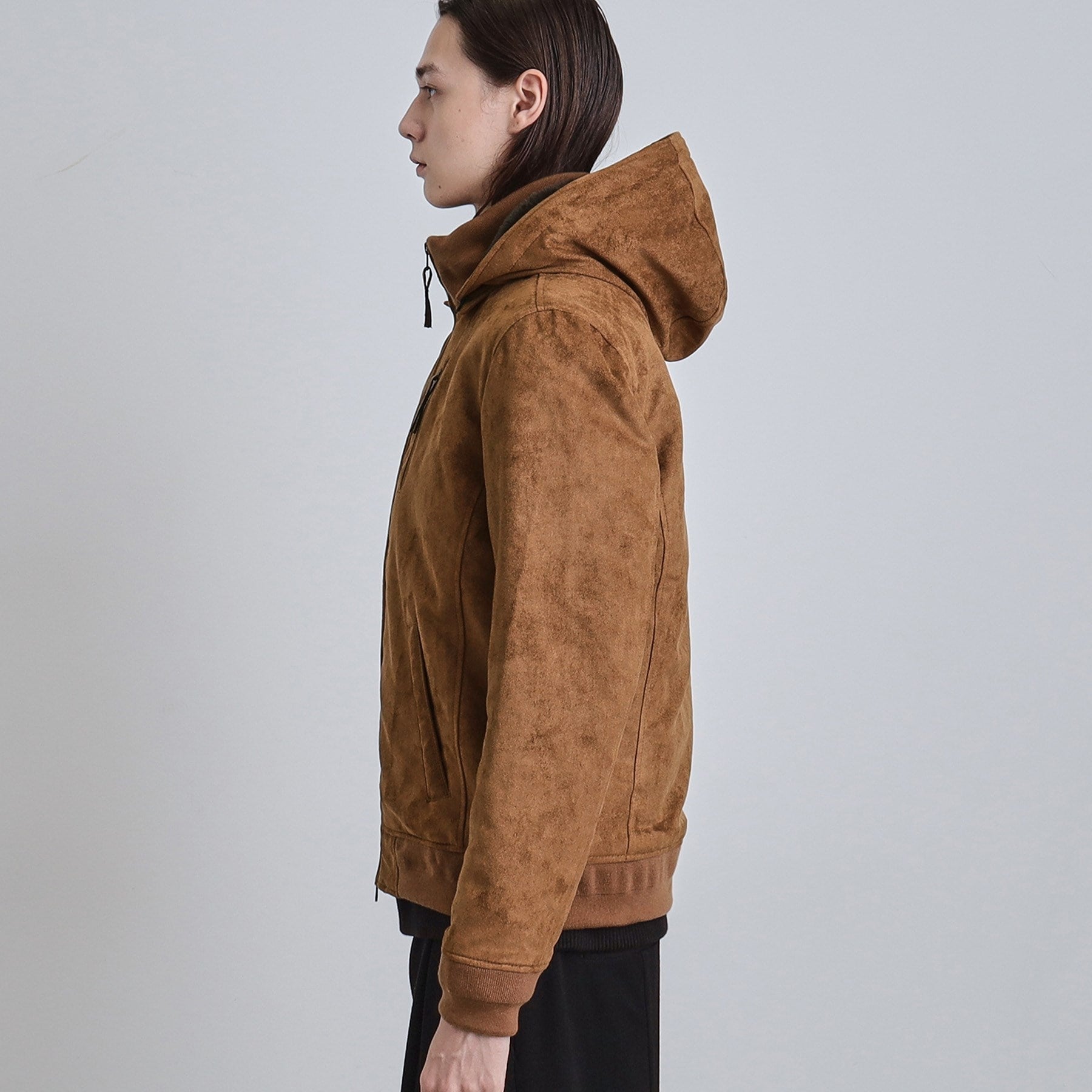 ティーケー タケオ キクチ tk.TAKEO KIKUCHI 中綿スエードキルトフードブルゾン （キャメルブラウン(041)） キャメルブラウン(041)