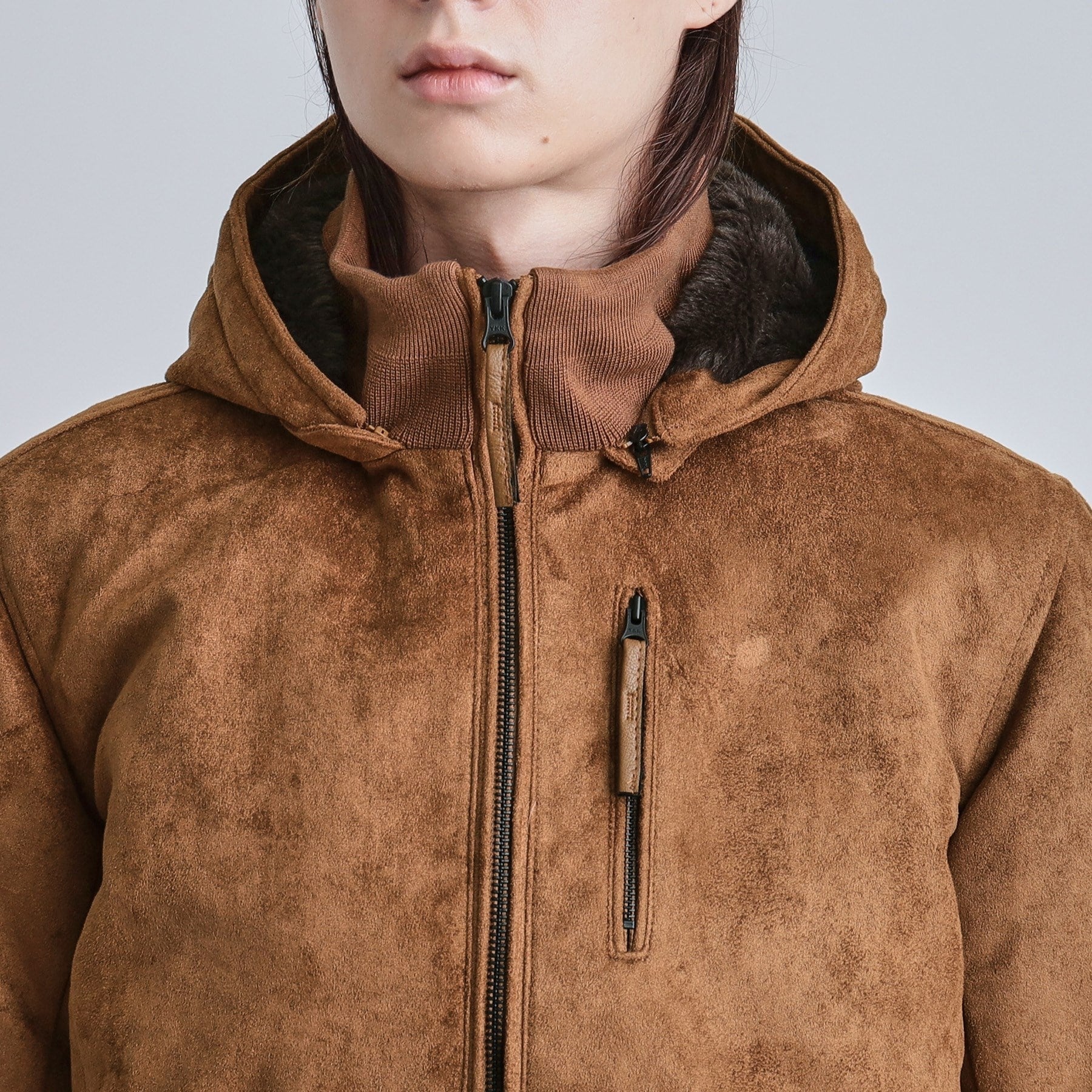 ティーケー タケオ キクチ tk.TAKEO KIKUCHI 中綿スエードキルトフードブルゾン （キャメルブラウン(041)） キャメルブラウン(041)