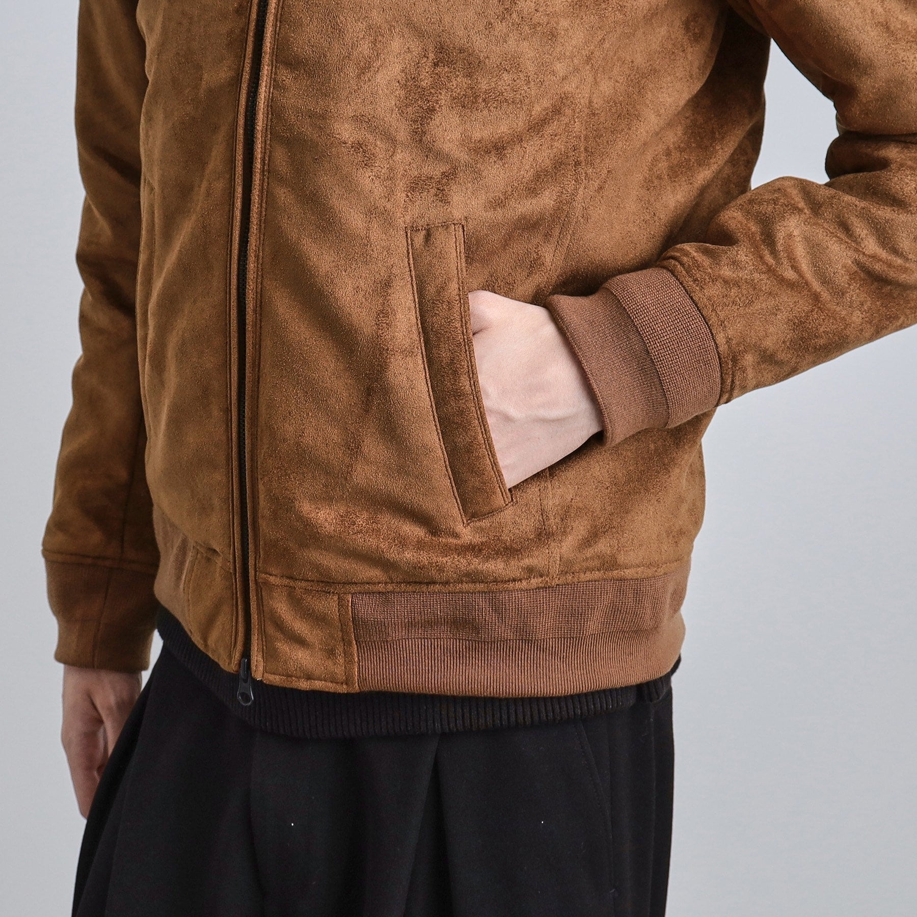 ティーケー タケオ キクチ tk.TAKEO KIKUCHI 中綿スエードキルトフードブルゾン （キャメルブラウン(041)） キャメルブラウン(041)