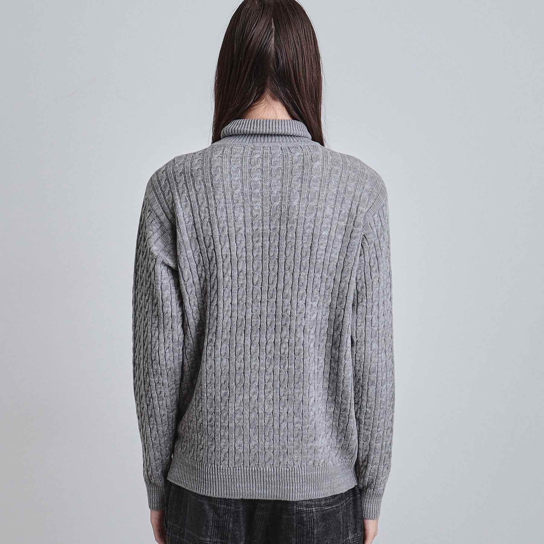 ティーケー タケオ キクチ tk.TAKEO KIKUCHI ケーブルタートルニット （ブラウン(044)） ブラウン(044)