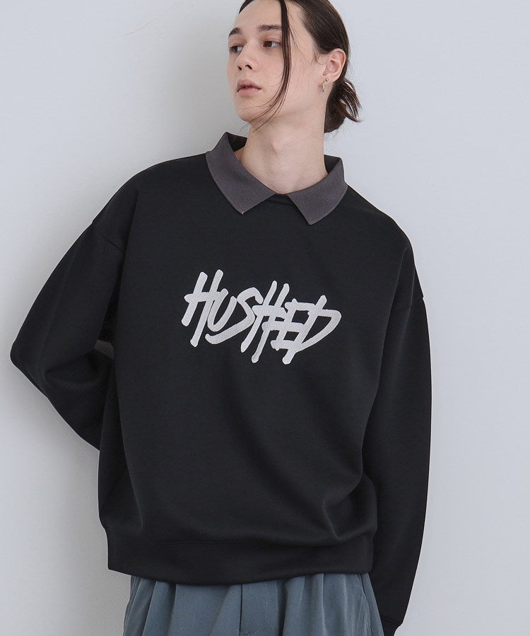 ティーケー タケオ キクチ tk.TAKEO KIKUCHI レタードエンブロレイヤーカラーカットソー （ブラック(019)） ブラック(019)