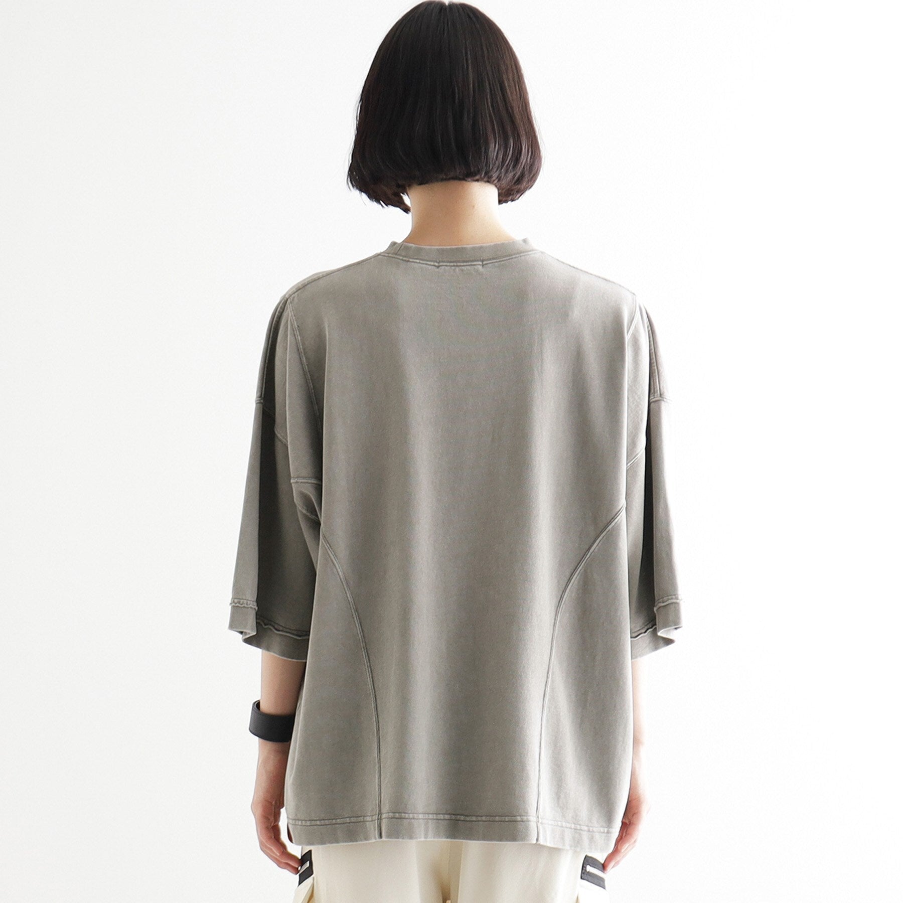 ティーケー タケオ キクチ tk.TAKEO KIKUCHI ビンテージクロップドTシャツ （ブラック(019)） ブラック(019)
