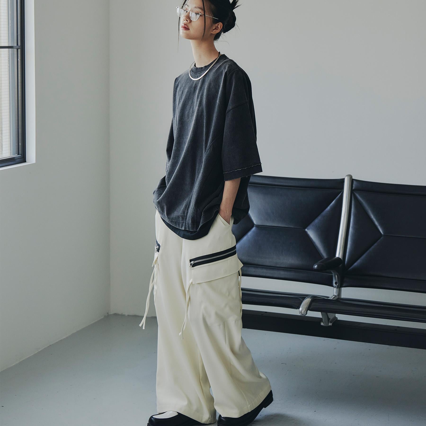 ティーケー タケオ キクチ tk.TAKEO KIKUCHI ビンテージクロップドTシャツ （ブラック(019)） ブラック(019)