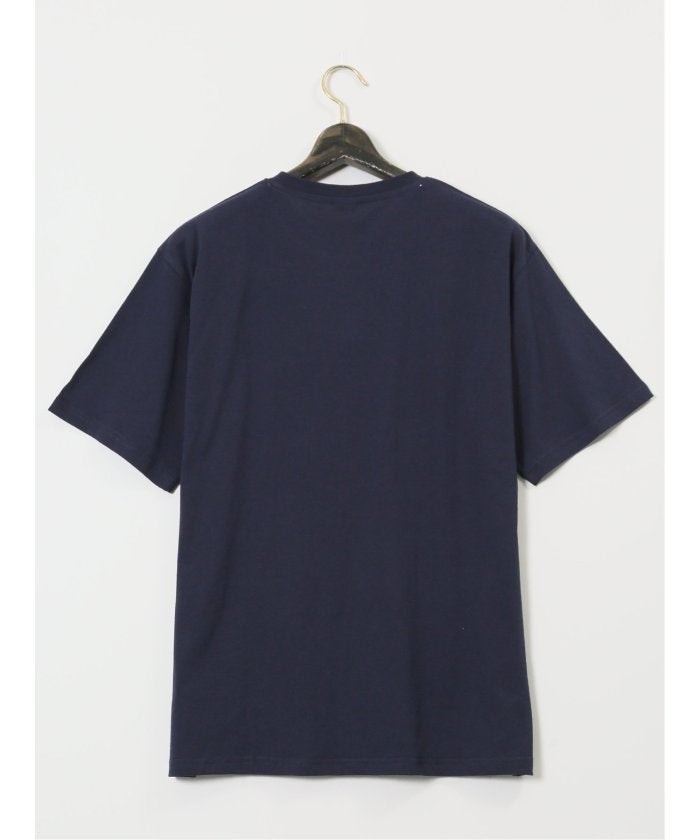 【大きいサイズ】キャプテンスタッグ/CAPTAIN STAG ビンテージプリント クルーネック半袖Tシャツ （紺） メンズ Tシャツ カットソー カジュアル インナー トップス ギフト プレゼント 紺