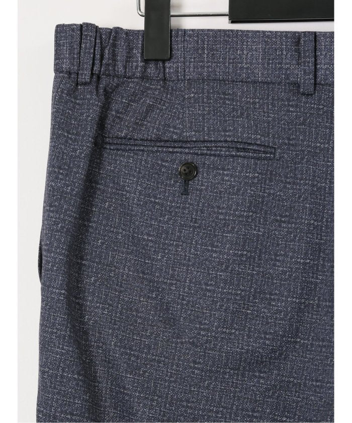 グランバック GRAND-BACK 【大きいサイズ】グランバック/GRAND-BACK ストレッチジャージ プリント ノータックスラックス(セットアップ可能) （紺） 紺