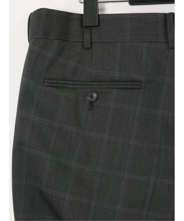 グランバック GRAND-BACK 【大きいサイズ】グランバック/GRAND-BACK ウール混 2ボタン2ピーススーツ チェックグレー （グレー） グレー