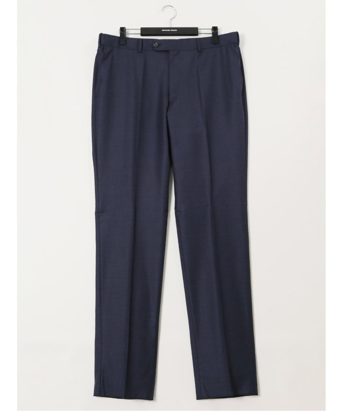 グランバック GRAND-BACK 【大きいサイズ】グランバック/GRAND-BACK SUPER140'S シルク混ウール 2ボタン2ピーススーツ （紺） 紺