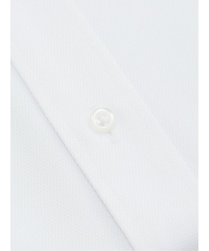 グランバック GRAND-BACK 【大きいサイズ】グランバック/GRAND-BACK ノンアイロンストレッチ セミワイドカラー長袖ニットシャツ （白） 白