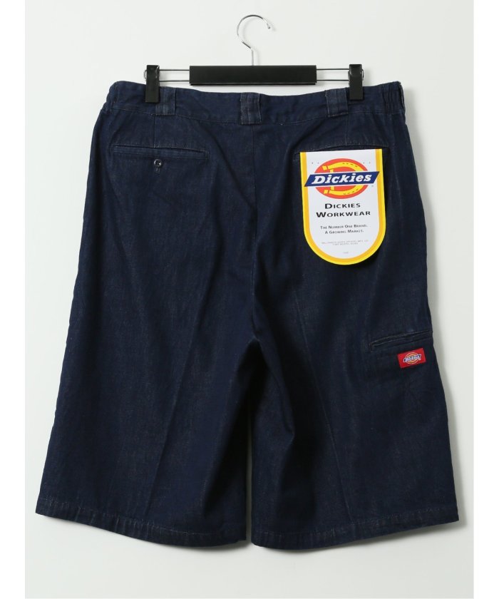 グランバック GRAND-BACK 【大きいサイズ】ディッキーズ/Dickies 綿デニム イージー ワーク ショーツ （青） 青