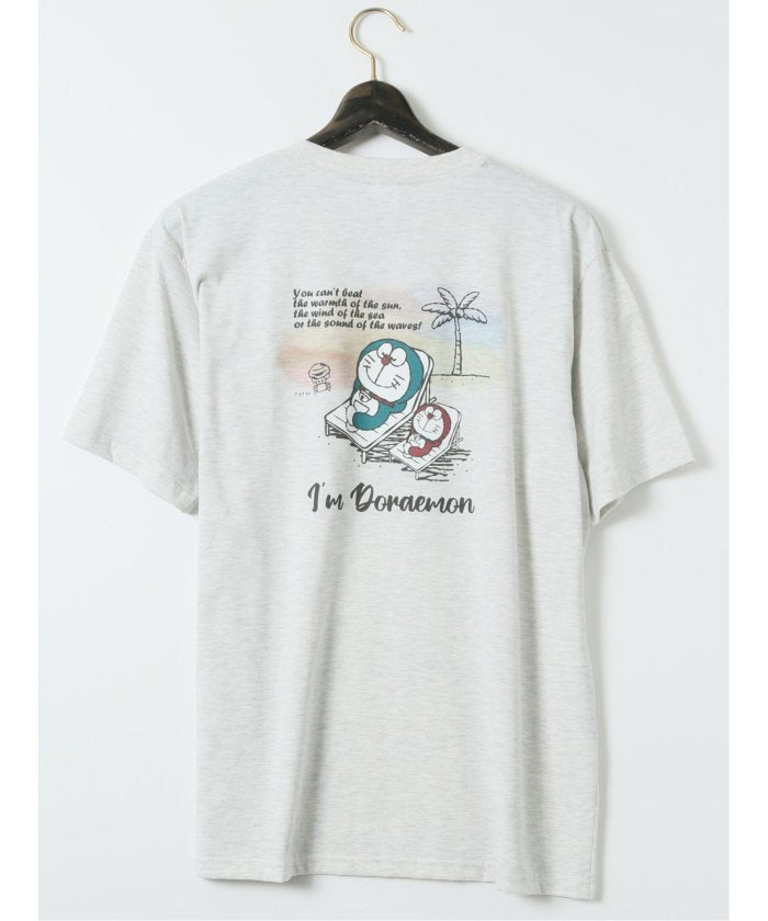 グランバック GRAND-BACK 【大きいサイズ】ドラえもん/ジャイアン 吸水速乾 クルーネック 半袖Tシャツ （黄） 黄