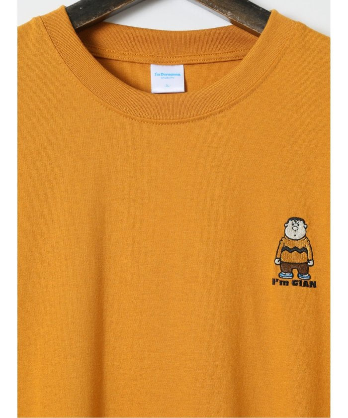 グランバック GRAND-BACK 【大きいサイズ】ドラえもん/ジャイアン 吸水速乾 クルーネック 半袖Tシャツ （黄） 黄