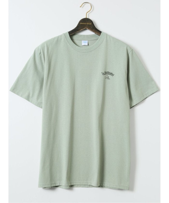 グランバック GRAND-BACK 【大きいサイズ】ドラえもん/ジャイアン 吸水速乾 クルーネック 半袖Tシャツ （黄） 黄