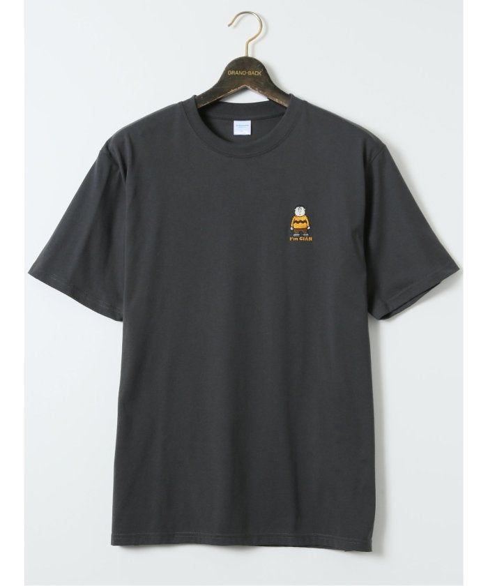 グランバック GRAND-BACK 【大きいサイズ】ドラえもん/ジャイアン 吸水速乾 クルーネック 半袖Tシャツ （黄） 黄