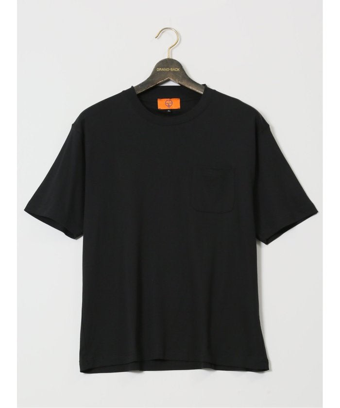 グランバック GRAND-BACK 【大きいサイズ】ジーステージ/G-stage 接触冷感 クルーネック 半袖 Tシャツ （ライトグレー） ライトグレー