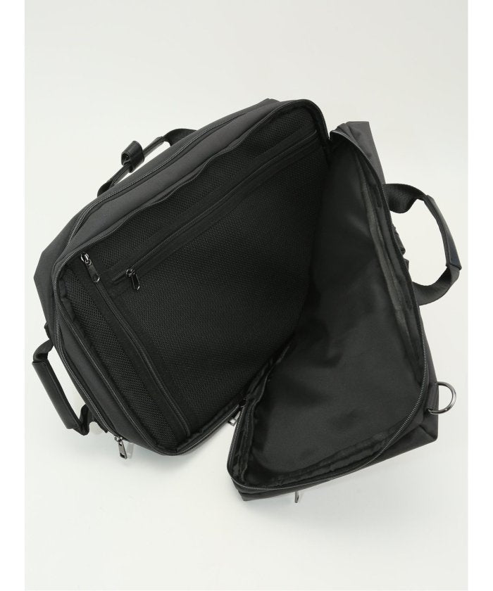 エムエフエディトリアル m.f.editorial 型押しコンビ 3WAY バックパック （黒） 黒