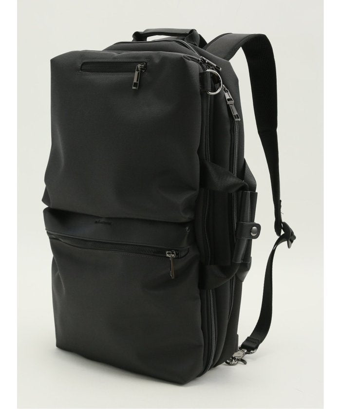 エムエフエディトリアル m.f.editorial 型押しコンビ 3WAY バックパック （黒） 黒