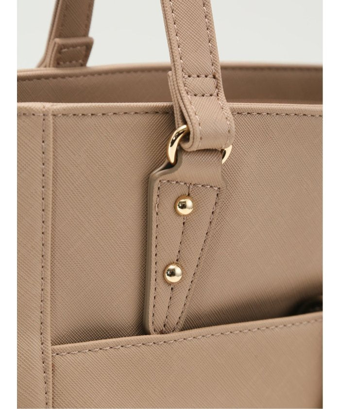 エムエフエディトリアル m.f.editorial ひねり金具付き トートバッグ A4対応 （ベージュ） ベージュ