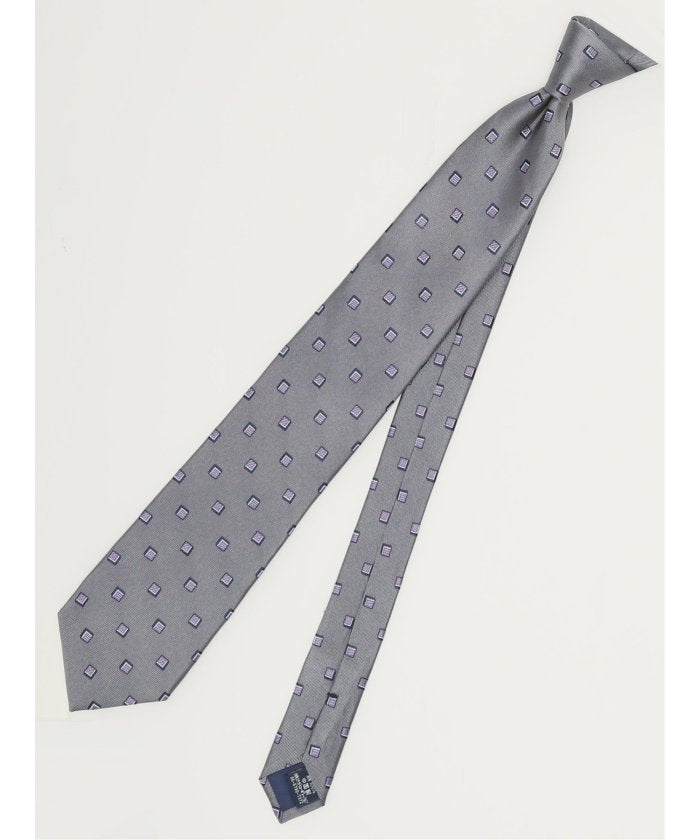 ファットゥーラ/FATTURA シルク撥水加工 レギュラータイ 8.0cm幅 （グレー） グレー