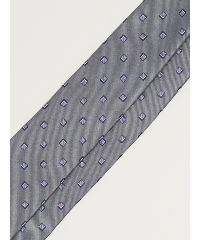 ファットゥーラ/FATTURA シルク撥水加工 レギュラータイ 8.0cm幅 （グレー） グレー