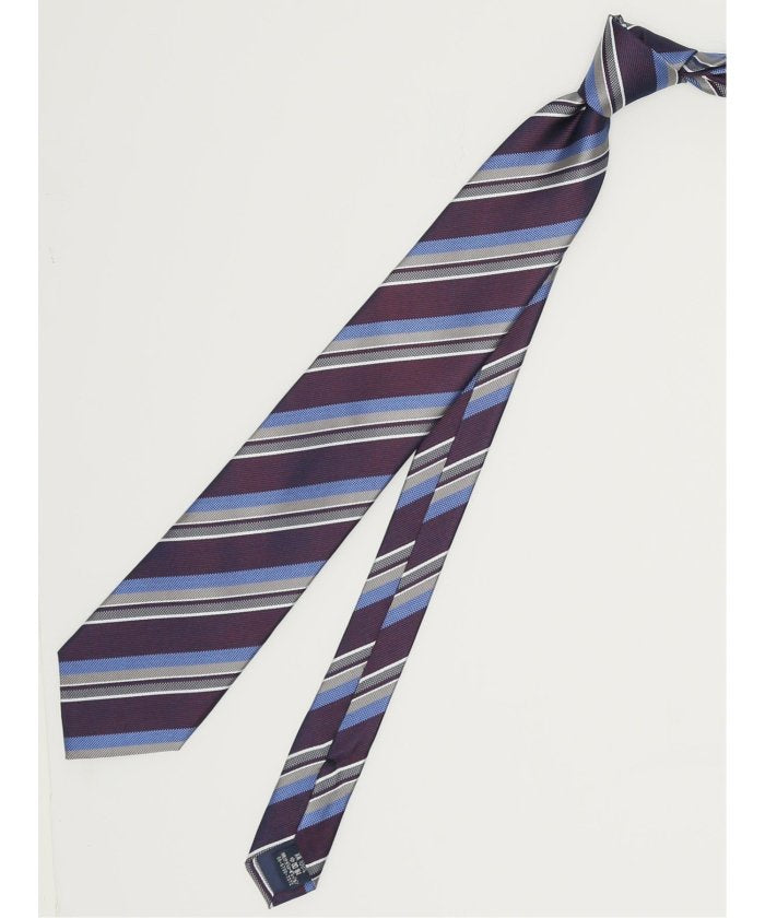 エムエフエディトリアル m.f.editorial ファットゥーラ/FATTURA シルク撥水加工 レギュラータイ 8.0cm幅 （ワイン） ワイン