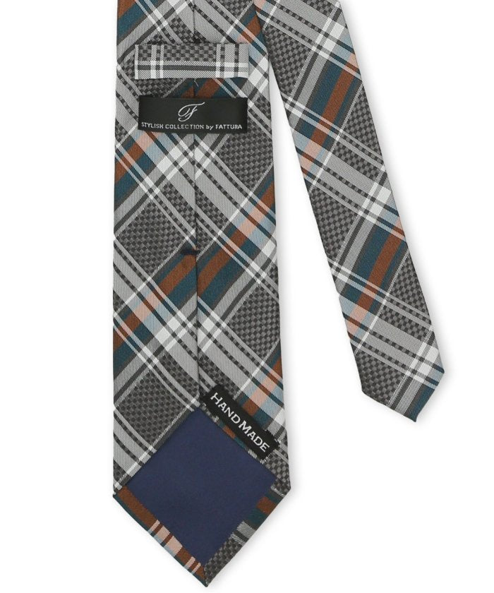 エムエフエディトリアル m.f.editorial ファットゥーラ/FATTURA シルク撥水加工 レギュラータイ 8.0cm幅 （紺） 紺