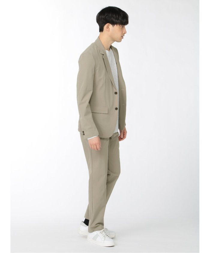 エムエフエディトリアル m.f.editorial 接触冷感 4WAYストレッチ パンツ(セットアップ可能) メンズ パンツ ボトム ストレッチ カジュアル ビジネス 通勤 仕事 （カーキ） カーキ