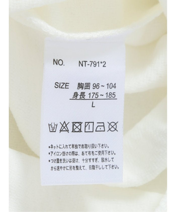 エムエフエディトリアル m.f.editorial ふくれカルゼ Vネック半袖Tシャツ メンズ Tシャツ カットソー カジュアル インナー トップス ギフト プレゼント （白） 白