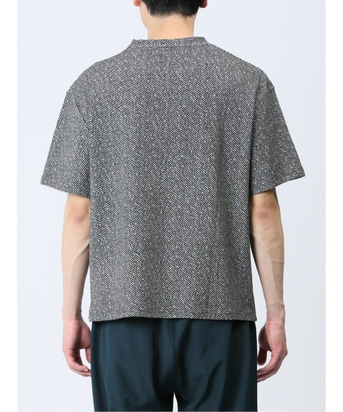 エムエフエディトリアル m.f.editorial ふくれカルゼ Vネック半袖Tシャツ メンズ Tシャツ カットソー カジュアル インナー トップス ギフト プレゼント （白） 白