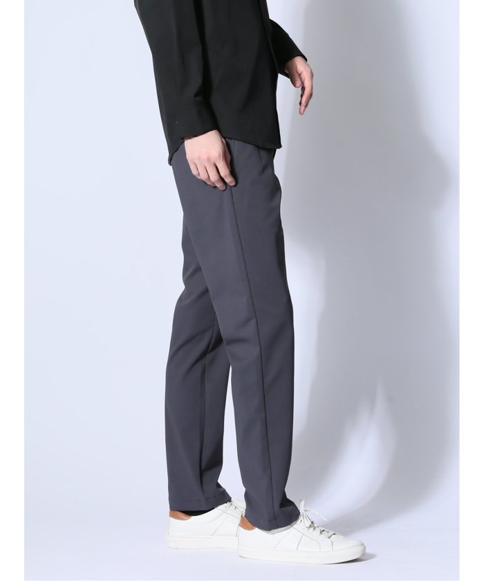 circle motion JERSEY スリムパンツ(セットアップ可能) （グレー） メンズ パンツ ボトム ストレッチ カジュアル ビジネス 通勤 仕事 グレー
