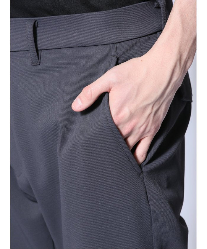 circle motion JERSEY スリムパンツ(セットアップ可能) （グレー） メンズ パンツ ボトム ストレッチ カジュアル ビジネス 通勤 仕事 グレー