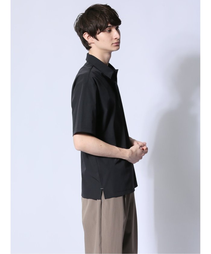 エムエフエディトリアル m.f.editorial circle motion NPU ポロシャツ(セットアップ可能) （黒） メンズ ポロシャツ カットソー ワイシャツ カジュアル インナー ビジネス ギフト プレゼント ゴルフ 通勤 仕事 黒