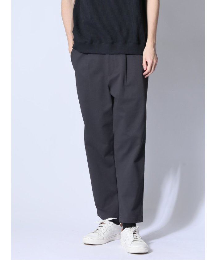 circle motion JERSEY バルーンパンツ(セットアップ可能) （グレー） メンズ パンツ ボトム ストレッチ カジュアル ビジネス 通勤 仕事 グレー
