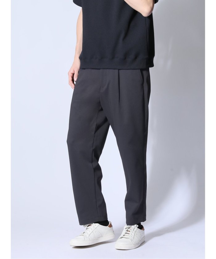 circle motion JERSEY バルーンパンツ(セットアップ可能) （グレー） メンズ パンツ ボトム ストレッチ カジュアル ビジネス 通勤 仕事 グレー