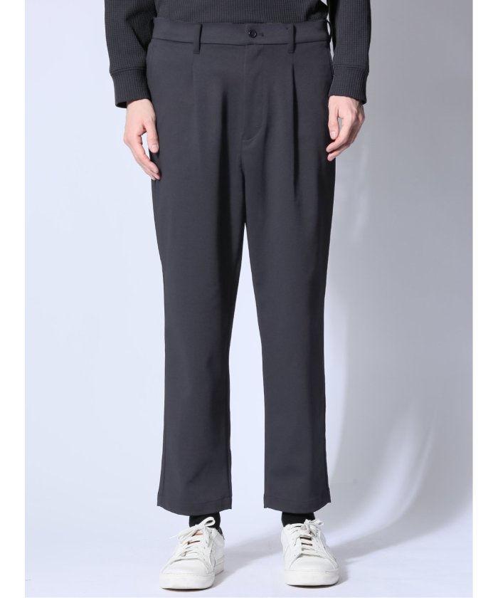 circle motion JERSEY バルーンパンツ(セットアップ可能) （グレー） メンズ パンツ ボトム ストレッチ カジュアル ビジネス 通勤 仕事 グレー