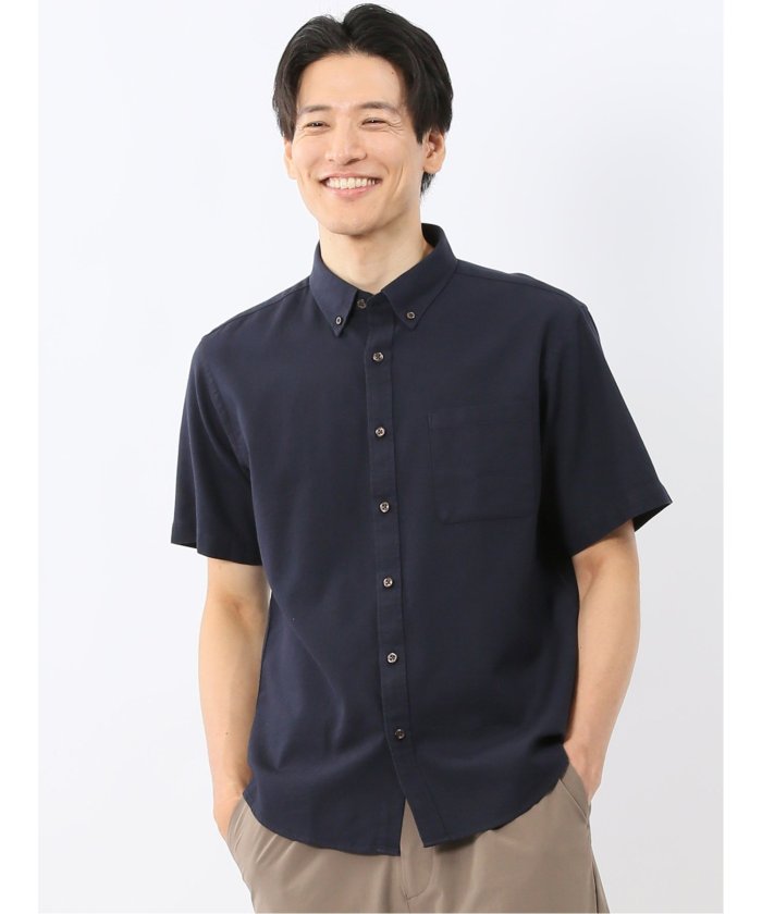 (◎)DobbyBigシャツ Eddie Bauer Men's SS Camano Dobby Shirt