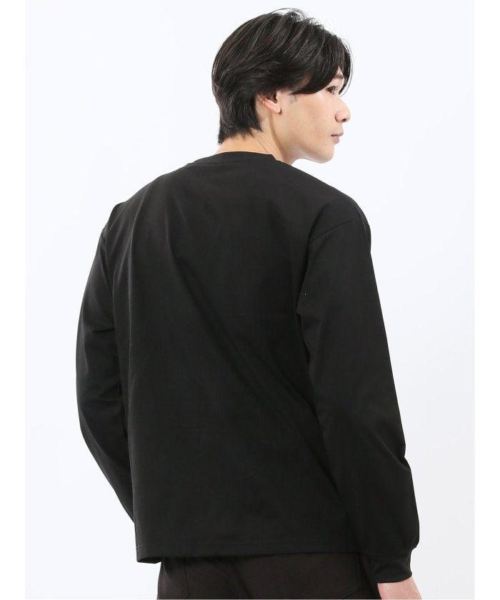 エムエフエディトリアル m.f.editorial KAITEKI+ マジ軽ウォーム クルーネック長袖Tシャツ （白） 白