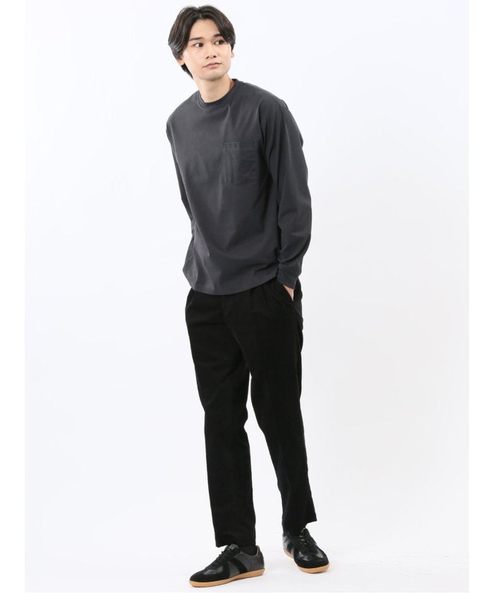 エムエフエディトリアル m.f.editorial KAITEKI+ マジ軽ウォーム クルーネック長袖Tシャツ （白） 白