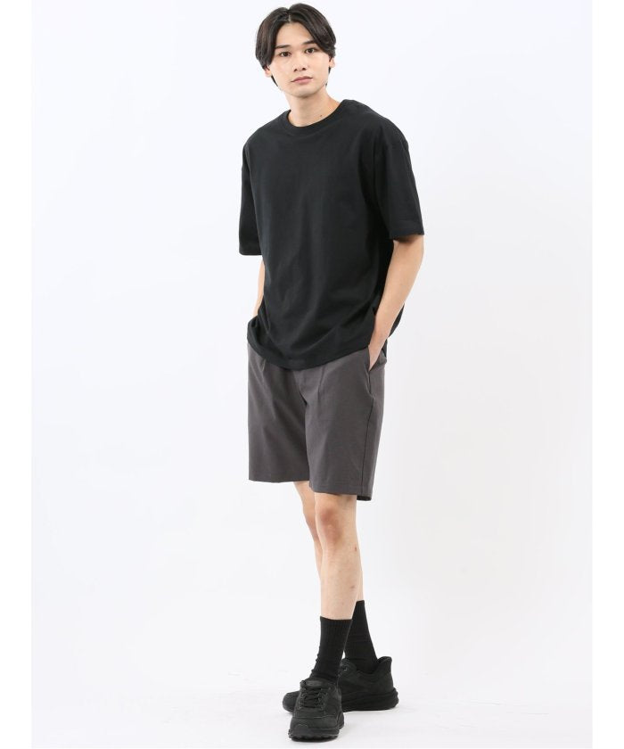 エムエフエディトリアル m.f.editorial 綿天竺 レース刺繍 クルーネック半袖Tシャツ （白黒） 白黒