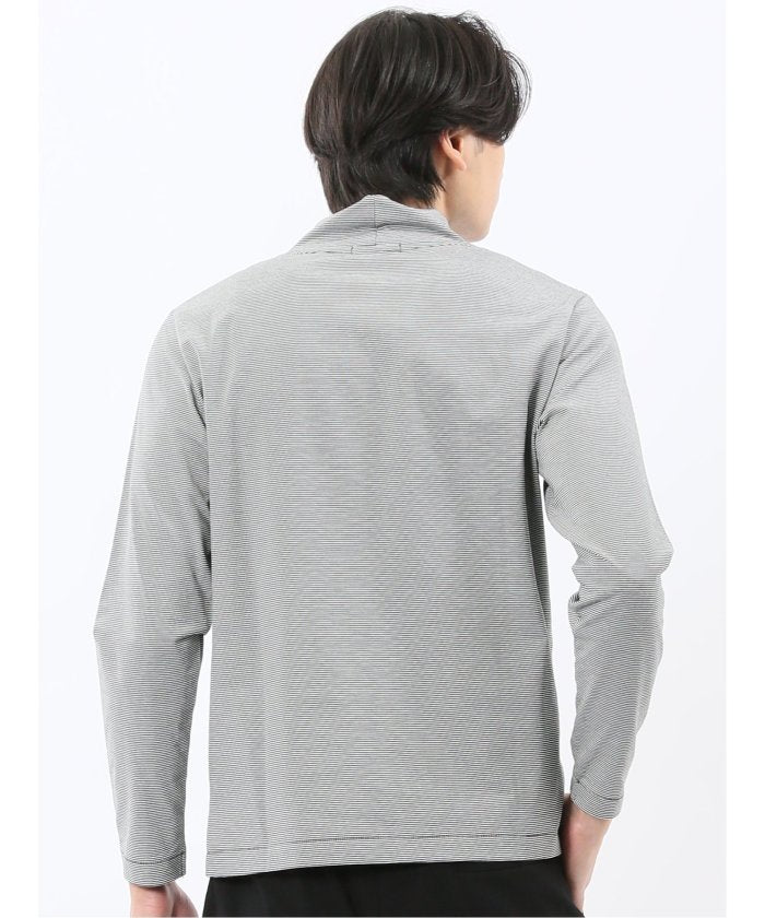 エムエフエディトリアル m.f.editorial 【DRESS T-SHIRT】シルケットスムス ハイネック 長袖Tシャツ （茶） 茶
