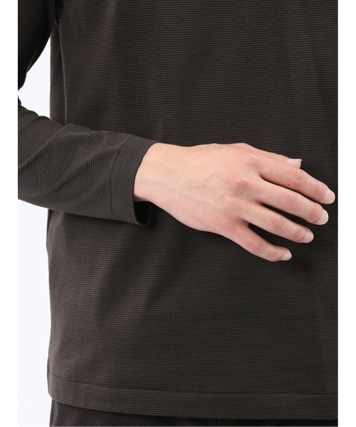 エムエフエディトリアル m.f.editorial 【DRESS T-SHIRT】シルケットスムス ハイネック 長袖Tシャツ （茶） 茶