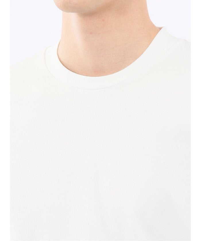 エムエフエディトリアル m.f.editorial 【DRESS T-SHIRT】シルケットスムス スロープネック 長袖Tシャツ （黒） 黒