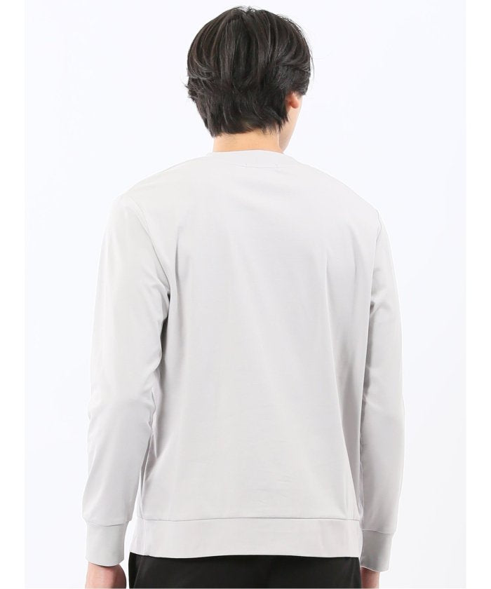 エムエフエディトリアル m.f.editorial 【DRESS T-SHIRT】シルケットスムス スロープネック 長袖Tシャツ （黒） 黒