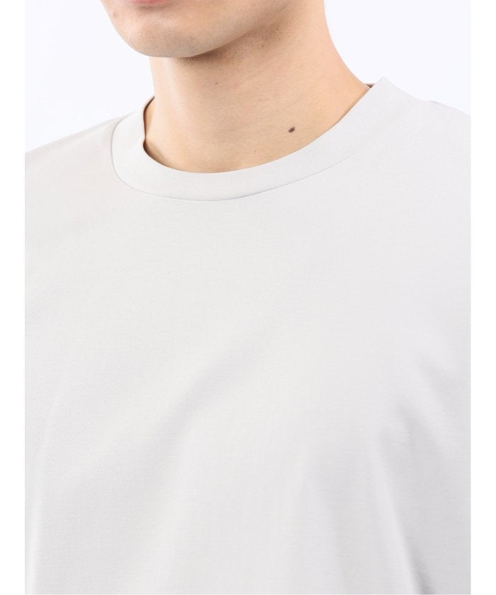 エムエフエディトリアル m.f.editorial 【DRESS T-SHIRT】シルケットスムス スロープネック 長袖Tシャツ （黒） 黒
