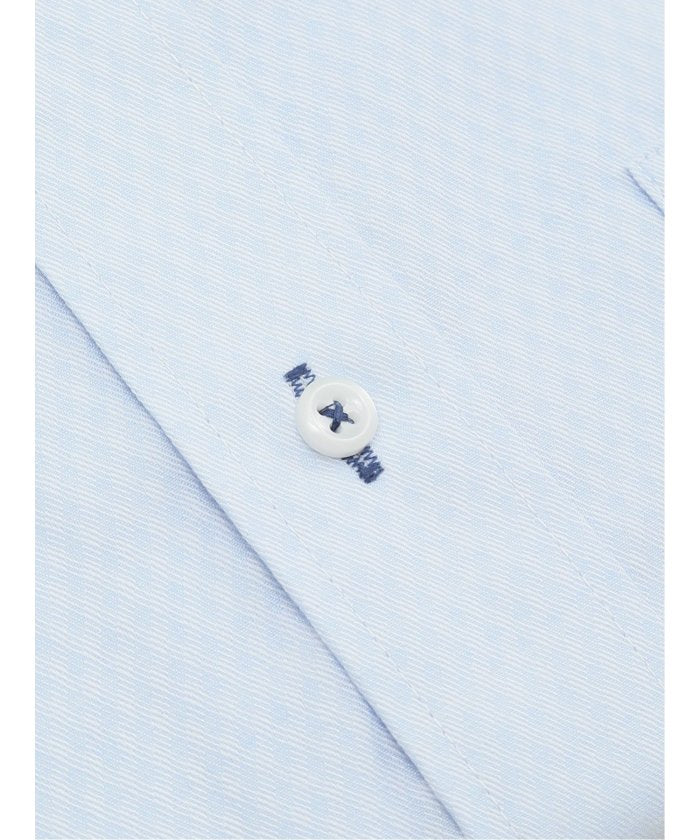【形態安定】 形態安定 吸水速乾 NEWスタンダードフィット レギュラーカラー長袖シャツ （サックス） サックス